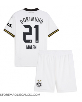Borussia Dortmund Donyell Malen #21 Maglia Gara Terza Repliche 2024-25 Bambino Maniche Corte